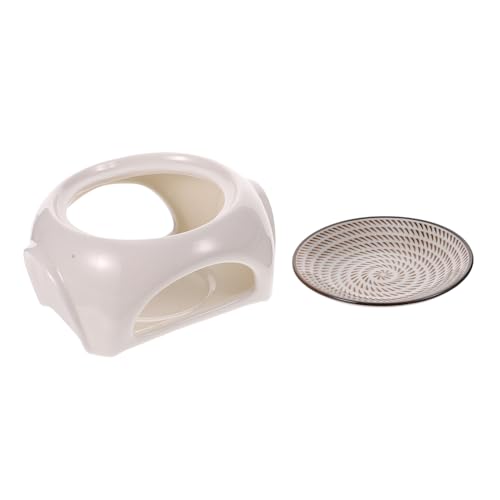 Brûleur à cire électrique céramique blanche diffuseur de parfum d'ambiance maison