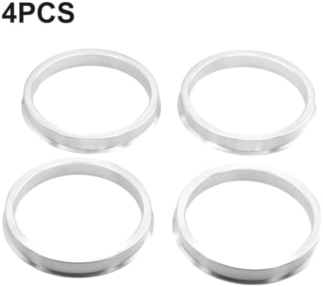4Pcs Aluminum Hub Centric Rings 64.1mm to 73.1mm Bore Reducer — view 6