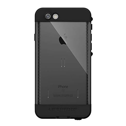 Lifeproof NÜÜD SERIES iPhone 6s ONLY Waterproof Case - Retail Packaging - BLACK