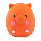 Chiwava 4 Stücke 6cm Quitschende Hundespielzeug aus natürlichem Latex - Lustige Tier - Sets für kleine Hunde, zum schnellen Fangen und Spielen