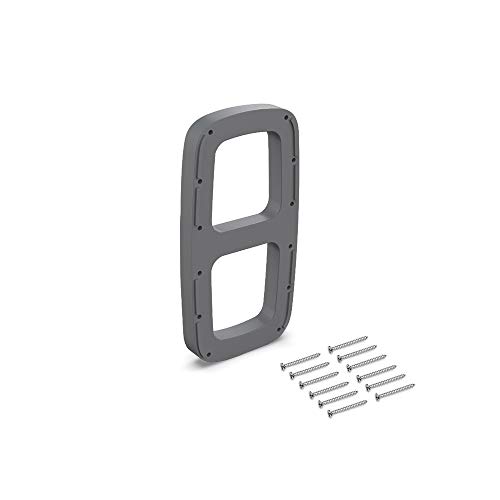 EMUCA - Barra de Armario abatible, Perchero basculante, Colgador abatible para Armario, Varias Medidas y Acabados (1 un, Titanio)