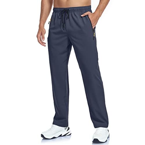 Men’s Lightweight Hiking Pants Breathable Quick Dry Fit Waterproof Camping Fishing Running Athletic Active Jogger Pant