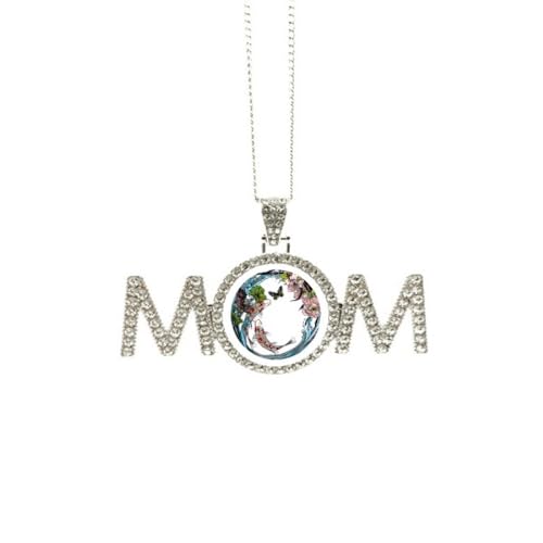 Collier pivoine carpe lotus taille M bijou d'anniversaire cadeau fête des mères