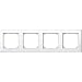 Produktbild Merten 4fach Rahmen M-Smart Polarweiß glaenzend 478419
