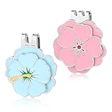 Design exquis: le clip de capuchon de golf présente un magnifique design de motif de fleurs, avec de belles images et correspondant aux couleurs, ajoutant la douceur et l'élégance.