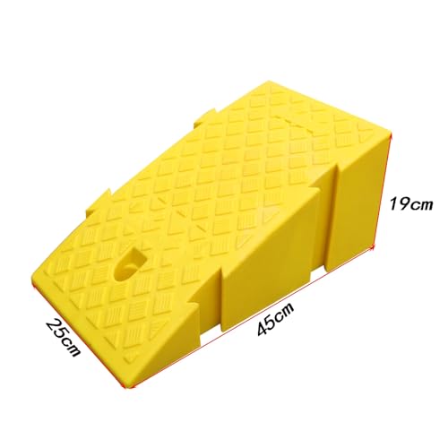 Rampa portátil de plástico para silla de ruedas, 25 x 45 x 19 cm miniatura 2