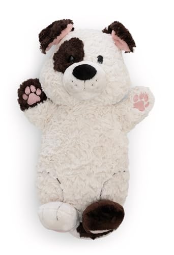 NICI 63078 - Peluche Perro de 40 x 20 cm, Blanco, Animal Suave, tierno para abrazar y Jugar, para niños y Adultos, para Regalar