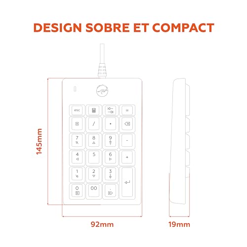 Pavé numérique USB Mobility Lab ML300894 noir pour netbook - 7