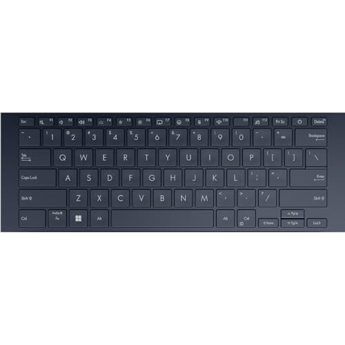 Image of Saco Keyboard Cover for 14 inch ASUS Zenbook 14 OLED UX3405MA | ASUS Zenbook Duo OLED UX8406MA Series Laptop [2024] - Transparent