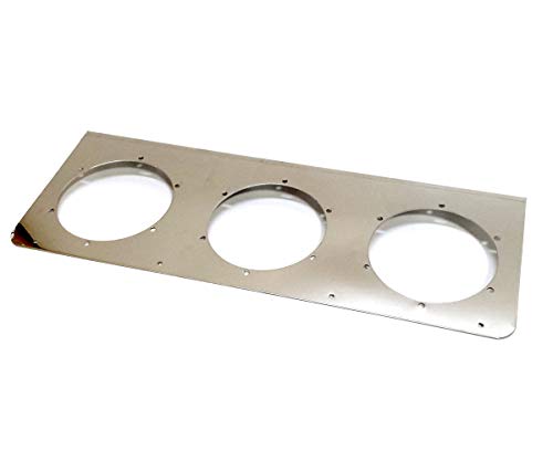 Amazon | 汎用 トラック用 テールランプ 3連 台座 ベースプレート 取付