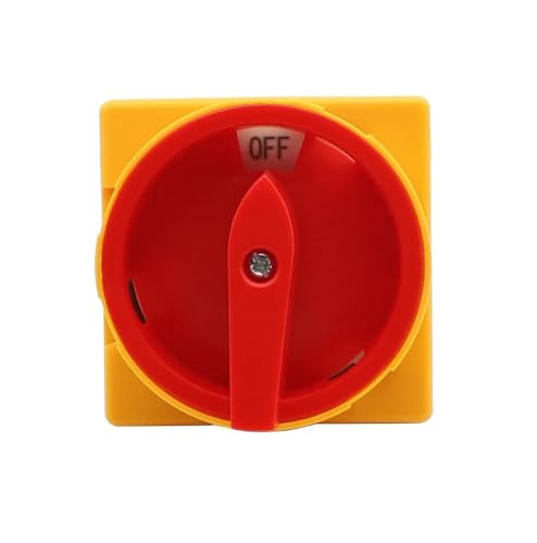 Interrupteur sectionneur 4 pôles 25A avec commande rotative cadenassable 64x64mm LW26GS