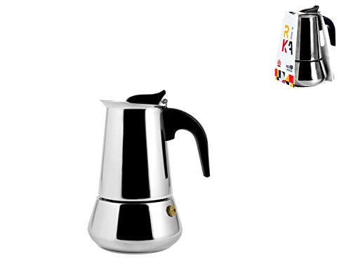 H&H Rika Caffettiera Inox, Induzione, Tazze 2