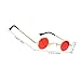 Healeved 3pcs Vintage round Sunglasses Set Steampunk Metal Frame Hipster Hippie Circle Eyewear for Women Men Outdoor Fashion
