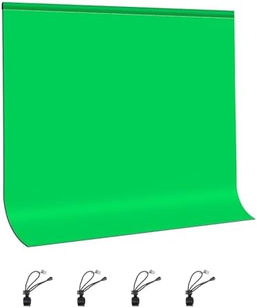 PULUZ Green Screen Background For Photography, 6.6ft×6.6ft Green Backdrop Cloth Chromakey Washable Greenscreen With 4 Clamps For Kid Photoshoot YouTube Video - View #7