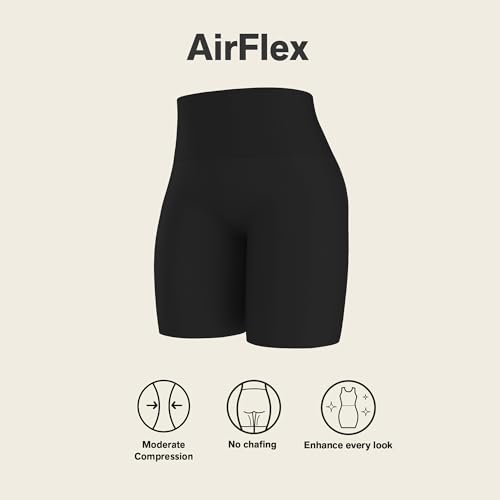 Image of Leonisa PowerShorts Shapewear Shorts Tummy Control, High Waisted Shaper Slip Shorts for Women