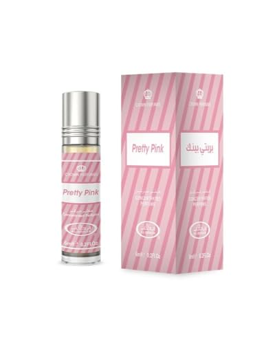 زيت عطري بريتي بينك سهل الاستخدام للسيدات من الرحاب، 6 قطع، ...