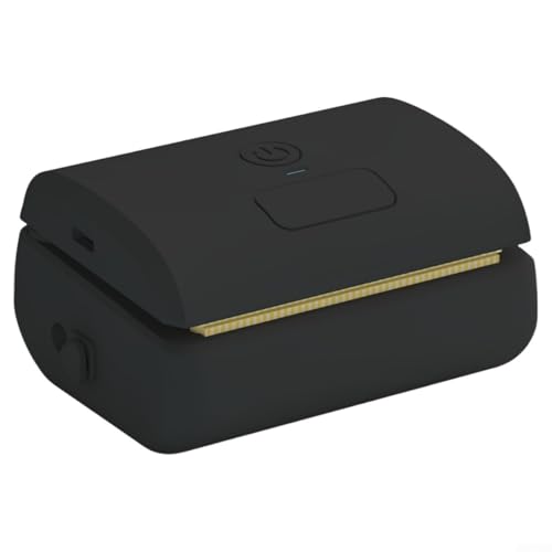 Máquina selladora al vacío compacta y eficiente que conserva perfectamente la frescura de aperitivos y comidas en cualquier lugar que vayas (negro)