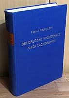 Der Deutsche Wortschatz Nach Sachgruppen 3111186954 Book Cover