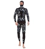 LIOPJH 3Mm/5Mm /7Mm Buceo Snorkeling Medusas Traje de Buceo, Traje Submarino de Neopreno para Hombres Caza Surfing Pesca Submarina