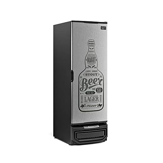 Cervejeira GRB-57P GW Porta Cega em Aço Tipo Inox Adesivado Frost Free Capacidade 570 L Gelopar 220V