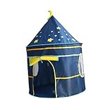 Mikinona Casa de Juegos para Interior Tipo Castillo Azul, Tienda de Campaña Plegable Piscina de Bolas, Carpa para Bebés, Juego Creativo y Portátil, Diversión Infantil