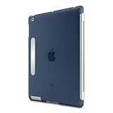 Snap Shield Secure for New Apple iPad 3rd Generation, HD, 1080P, WiFi, 4G LTE, AT&T, Verizon (Navy)