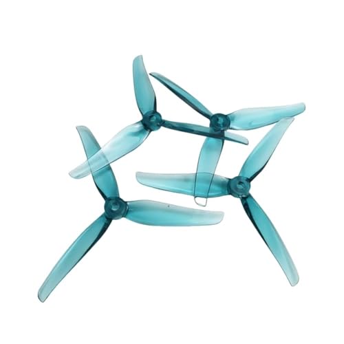 Hélice Nazgul F5 pour vol en immersion FPV hélice 5.1 pouces cyan en PC