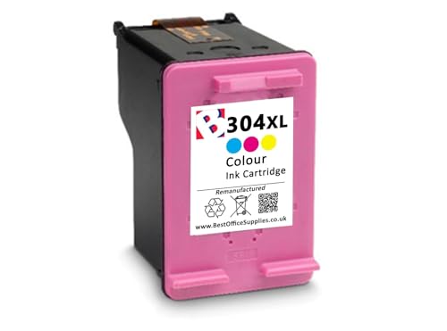 Cartucho de tinta de color 304 XL remanufacturado para impresoras HP Deskjet 2622 304XL 2600 2620 2630 2632 2633 2634 3700 3720 3722 3723 3730 3732 3733 3732 3733 3732 3733 35 y 37 cm. 50 3752 3755