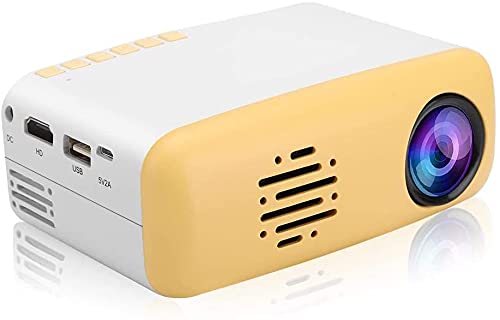 Sanyipace Mini Projector - LED HD 1080P Projector, Portable Movie Projector with 20,000 Hrs Lamp Life, Home Theater Movie Projector with HD in, AV in,USB Interface(TFT LCD)