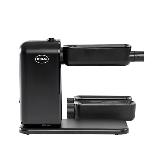 RGV Pasta Ora Elektrische pastamachine, 3 accessoires, bladeren 5 diktes, tagliolini 2 mm, tagliatelle 6 mm