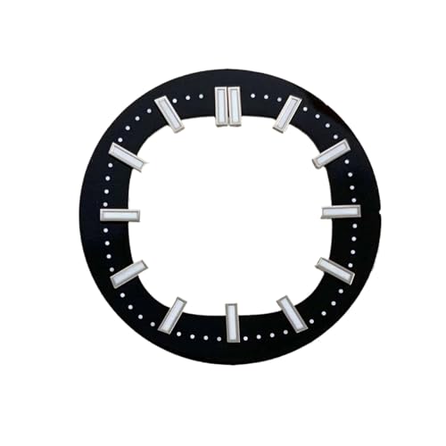 Cadran blanc NH70 de 30.5mm compatible avec mouvement NH38 horlogerie