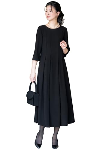 【@】 喪服 5号 ブラックフォーマル 礼服 喪服 冠婚葬祭 5号 ブラックフォーマル 喪服 小さいサイズ レディース