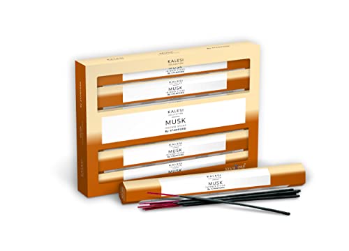 The Kalesi Collection by Stamford Musk Hex Incense Sticks - Pack of 6, 6 Pack