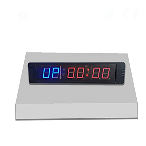 Minuterie d'intervalle LED à 6 chiffres avec télécommande pour gym et entraînement