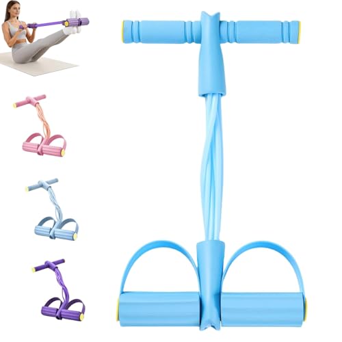 Bandas de resistencia para entrenamiento, bandas elásticas de pedal con asas para abdomen, cintura, brazo, entrenamiento de piernas, equipo de fitness elástico para gimnasio en casa, múltiples