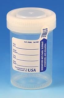 PT# -6220 Container Specimen Tite-Rite Polypropylene 90mL Graduated 400/Ca by, Globe Scientific Inc.