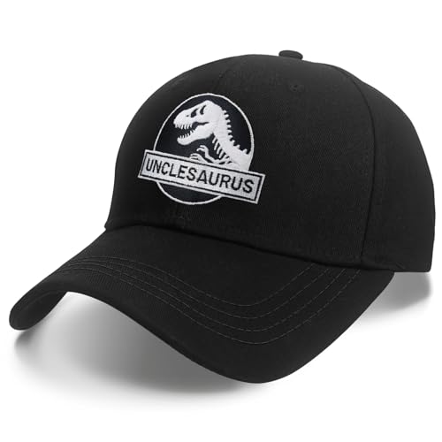 Uncle Gifts - Funny Hats Unclesaurus Baseball Cap Dinosaur Uncle Saurus Family Matching Hat