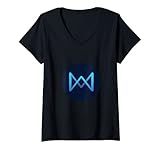 Womens quarkchain Logo | The quarkchain Crypto and qkc Crypto Logo V-Neck T-Shirt