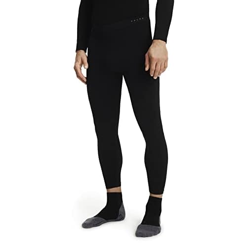 FALKE Men’s Maximum Warm Long Base Layer Bottom, Thermal Underwear, Cold Weather, Breathable Quick Dry, Nylon, Black (Black 3000), L, 1 Pair