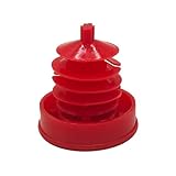 Forlevlaep Power Steering Reservoir Cap w/Red for Select Accord Civic Odyssey Honda Models 80983,53697SB3952