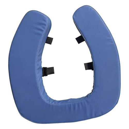 KESOTO Funda Acolchada para Asiento de Inodoro, Almohadilla Universal Gruesa para Asiento de Inodoro Elevado, Accesorios de Repuesto de Esponja, Azul