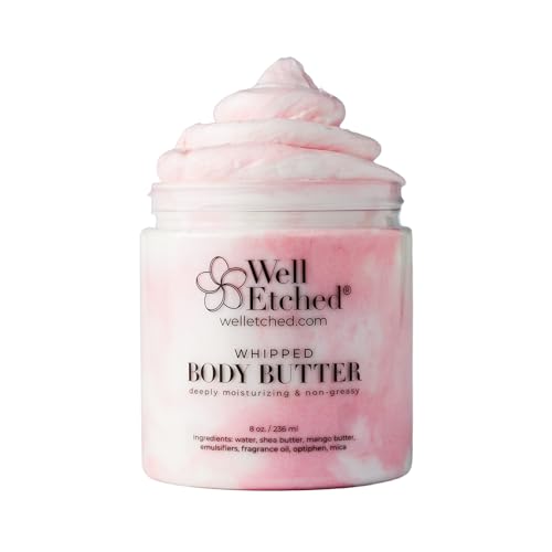 Well Etched Body Butter | Non-greasy Strawberries & Cream Whipped