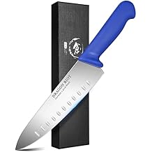 DRAGON RIOT Premium Chef Knife 8 Inch - Sharp Kitchen Knives German Stainless Cooking Knife with Ergonomic Fibre Handle, Useful Kitchen Gadgets
