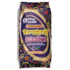 Pack 2x250g Fideos Vermicelli Integrales | Cabello de Ángel de Arroz | 100% Sin Gluten (SG) | Certificación BIO/Orgánica | Fuente de Fibra