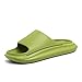 XKUN Ciabatte da Bagno Donna Donne Pantofole Piattaforma Spessa Spiaggia Eva Soft Sole Slide Sandals Uomo Donna Indoor Home Bathroom Bathroom Cunei Antiscivolo Scarpe-Green,40-41(260Mm)