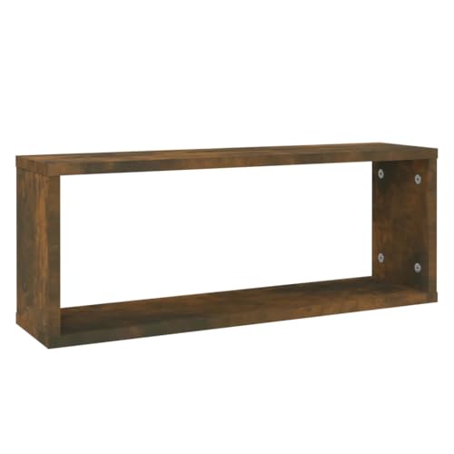Étagère murale cube bois pour salon et bureau chic moderne - 5