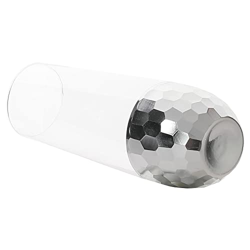 Mygift Modern Stemless Champagne Flute Glass Set Of 4 Party Drinkware, Cocktails Prosecco Mimosa Glasses With Hammered Silver Plated Bottoms #TOP6