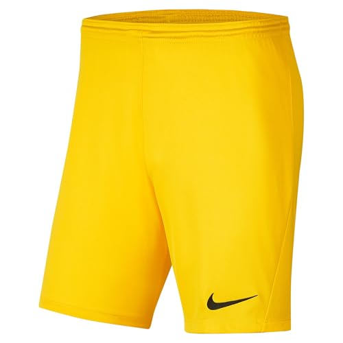 Nike Damen W Nk Df Park Iii Nb FuĂźball-Shorts Stricken, Tour Yellow/Black, XS EU