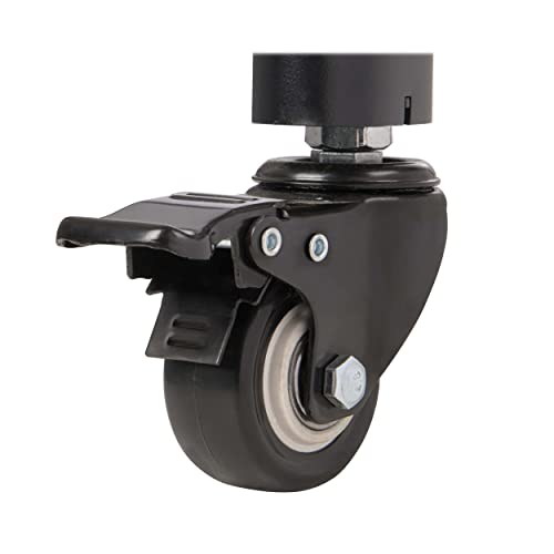 Tripp Lite Mobile Rolling Tv Stand Cart With Mount For 32” – 55” Televisions, Elegant Glass Base And Shelf, Adjustable 50” – 62” Height, Durable Steel, 5-Year Warranty (Dmcs3255Sg62) #TOP5