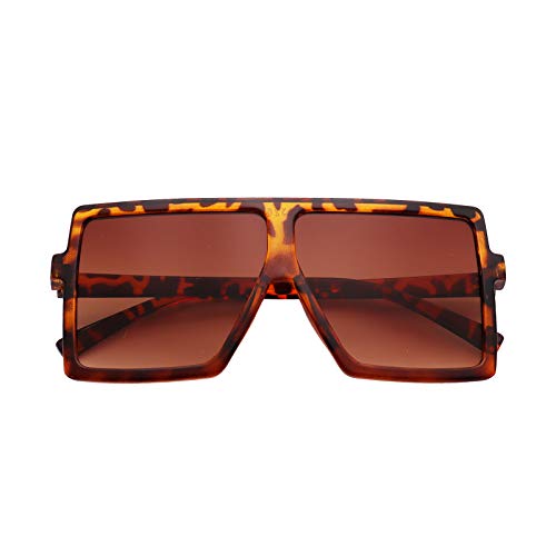 Fourchen Oversized Square Sunglasses For Kids, Flat Top Fashion Shades Sunglasses For Girls And Boys thumb #3